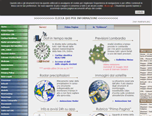 Tablet Screenshot of centrometeolombardo.com